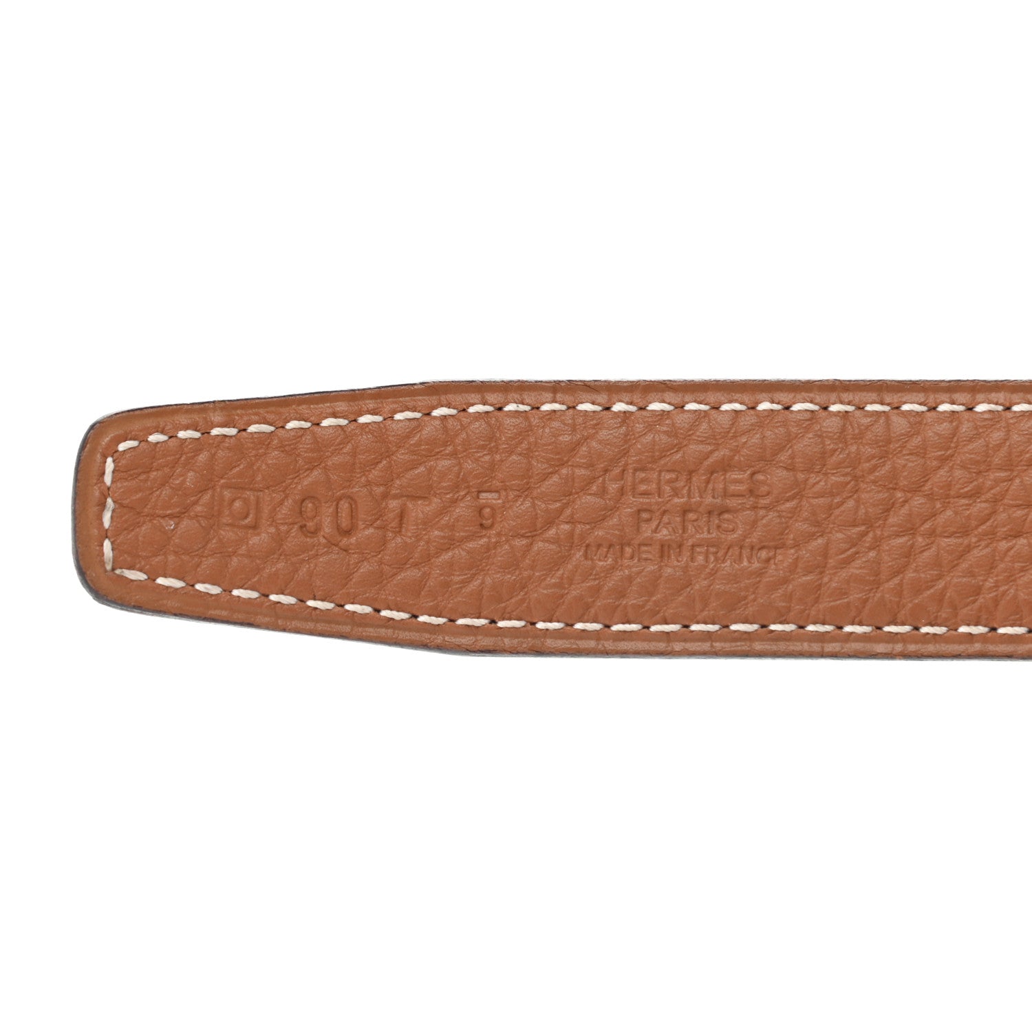 Hermes Box Togo 32mm Constance H Belt 90 Black Gold 3 of 7
