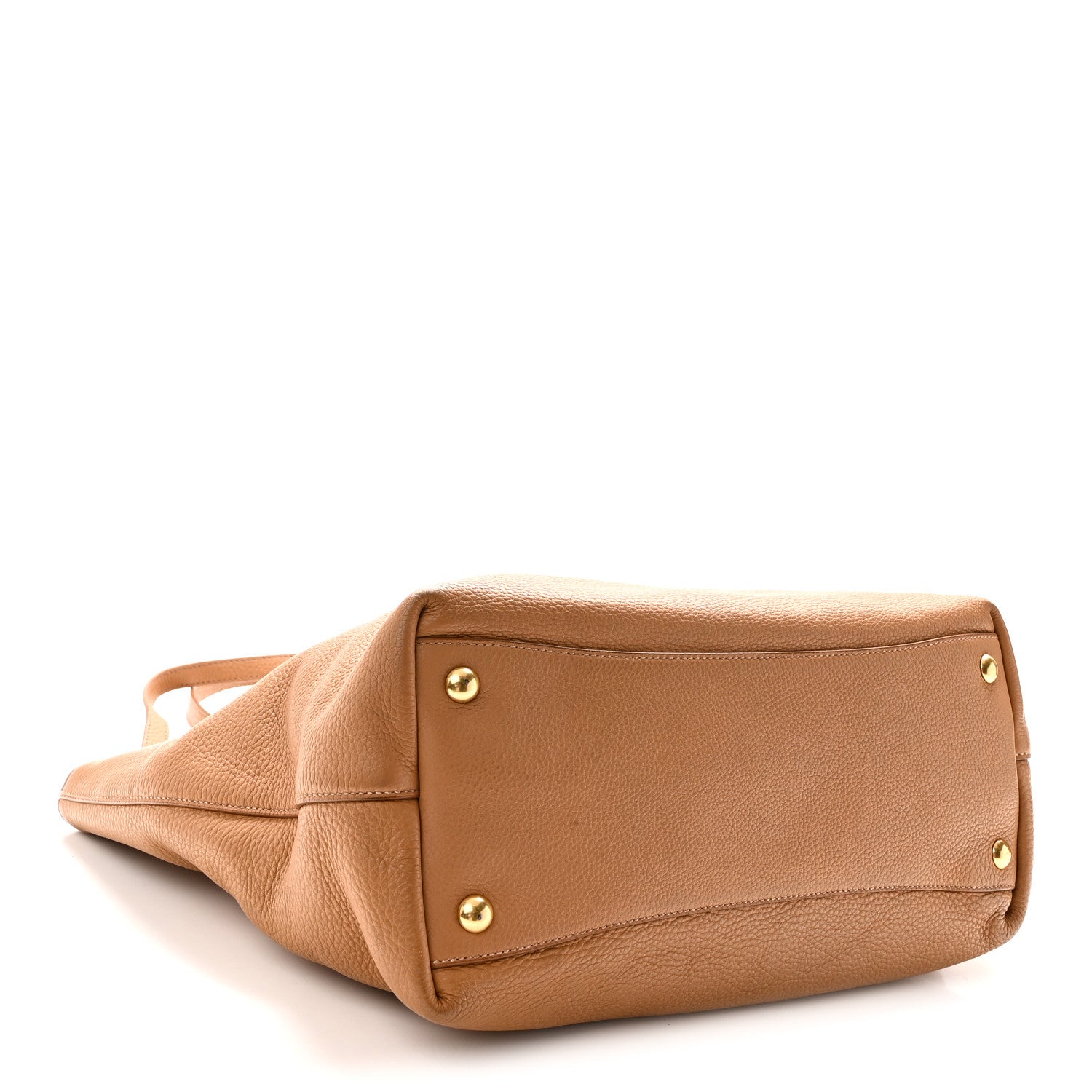 Miu Miu Vitello Daino Tote Naturale 4 of 9