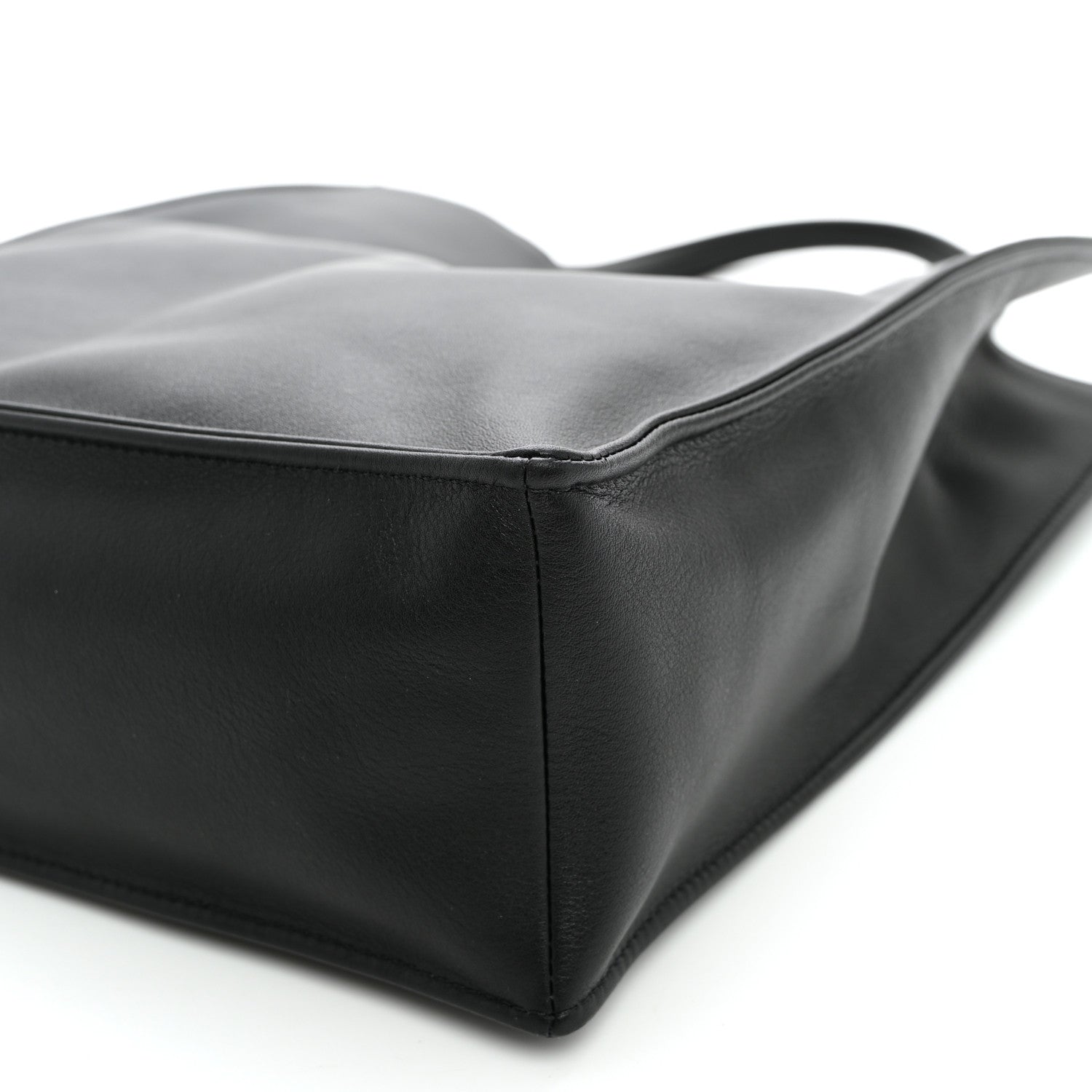 Chanel Calfskin Small Shopping Bag Black 10 of 10