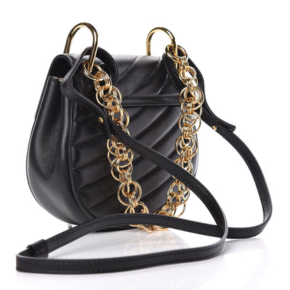 Chloe Calfskin Quilted Mini Drew Bijou Shoulder Bag Black 3 of 13