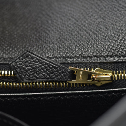Hermes Epsom Kelly Sellier 25 Black 22 of 38