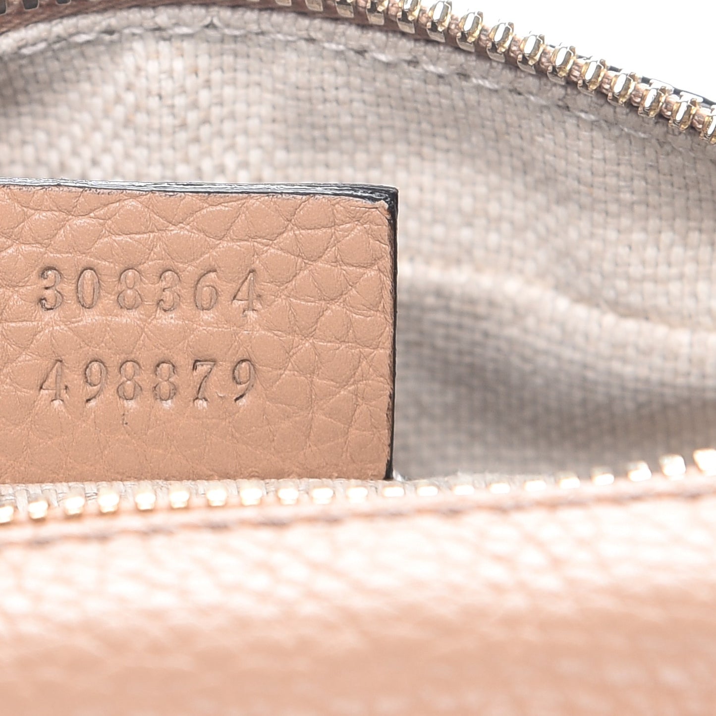 Pebbled Calfskin Small Soho Disco Bag Camelia
