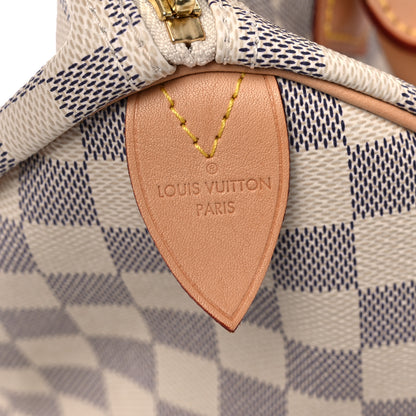 Louis Vuitton Damier Azur Speedy 30 9 of 18
