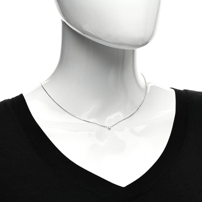 Cartier 18K White Gold Diamond SM D'Amour Pendant Necklace 2 of 5