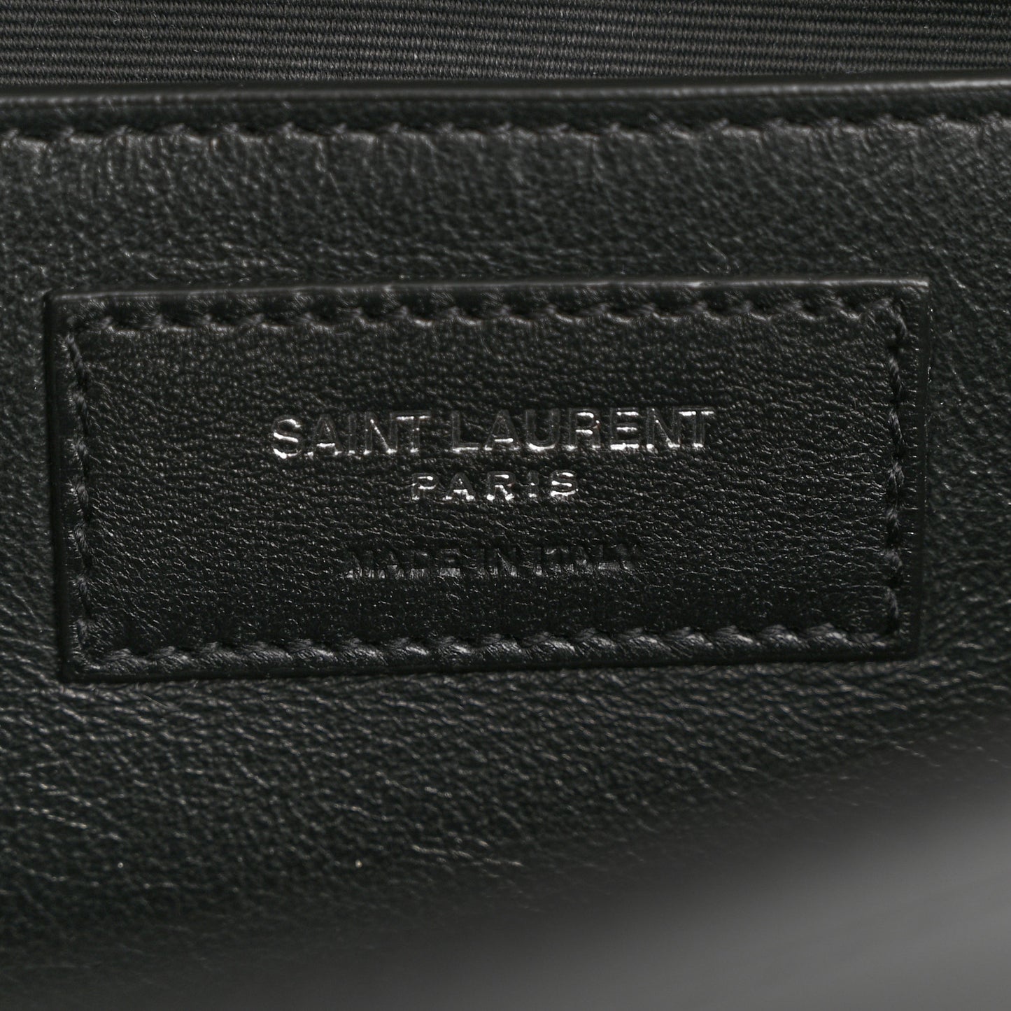 Patent Cassandre Tassel Clutch Black