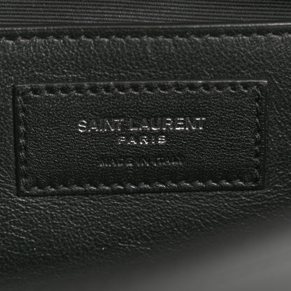 Saint Laurent Patent Cassandre Tassel Clutch Black 7 of 8