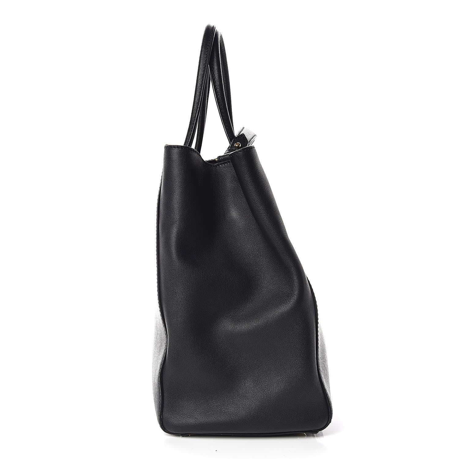Fendi Vitello Elite Regular 2Jours Tote Black 8 of 10