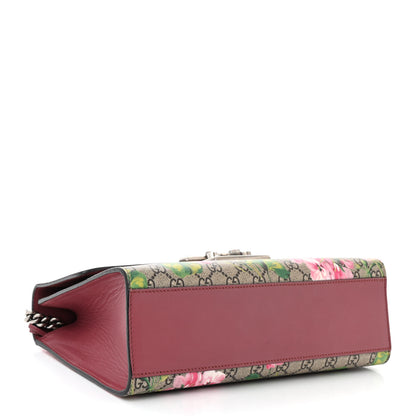 Gucci GG Supreme Monogram Blooms Medium Padlock Shoulder Bag Beige Multicolor Dry Rose 4 of 10