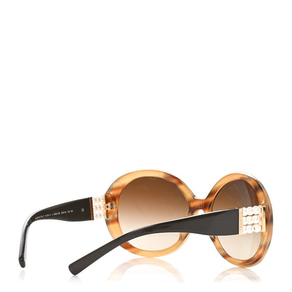 Chanel Acetate Pearl Sunglasses 5159-H Light Tortoise 4 of 6