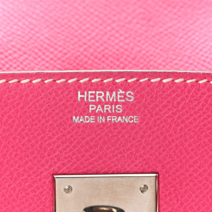 Hermes Epsom Candy Birkin 30 Rose Tyrien Rubis 6 of 21