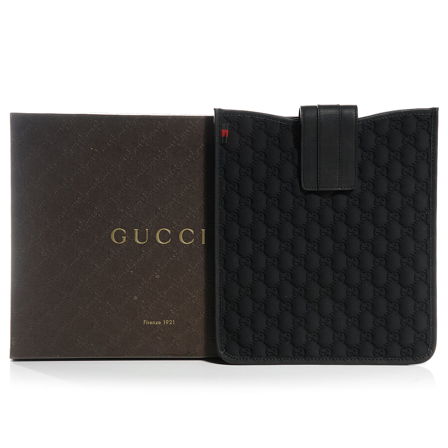 Rubber Guccissima Ipad Case Black