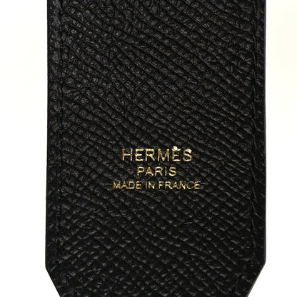 Hermes Epsom 40mm Hexagone Tressage Shoulder Strap Black Craie Gold 6 of 11