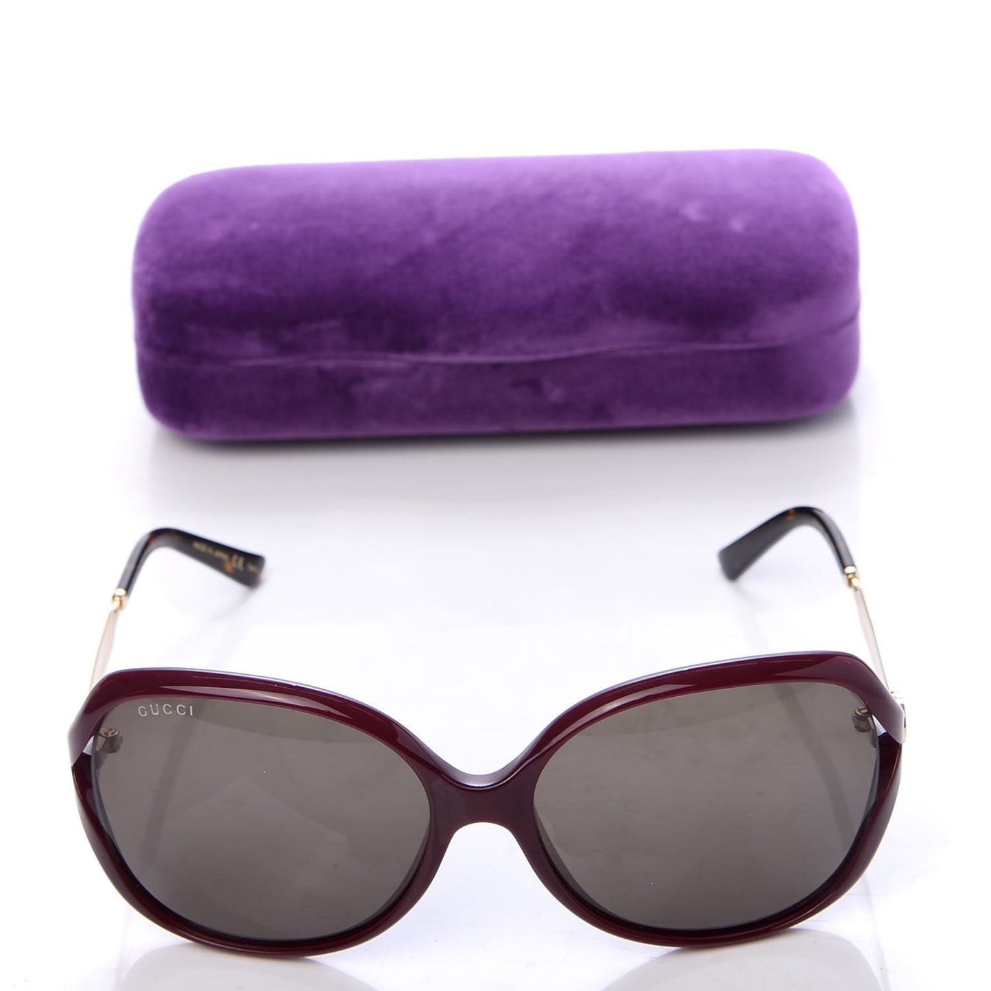 Acetate Oversized Butterfly Sunglasses GG 0076S Purple