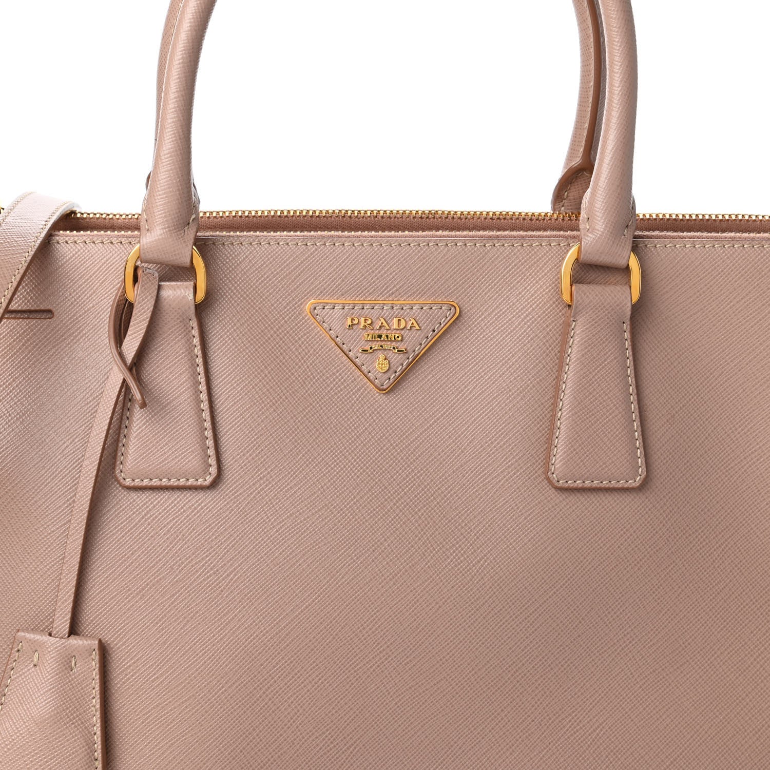 Prada Saffiano Medium Galleria Double Zip Tote Cammeo 10 of 10