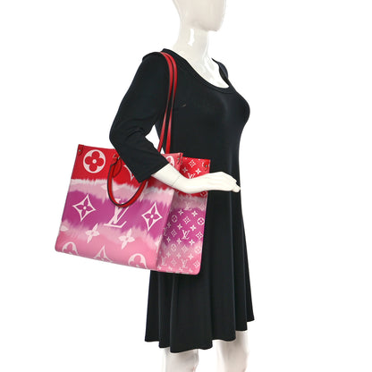 Louis Vuitton Monogram Escale Onthego GM Rouge 2 of 8