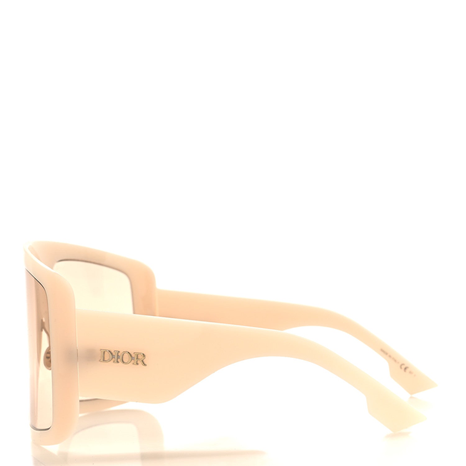 Christian Dior Acetate DiorSo Light 1 Shield Sunglasses Ivory 3 of 9