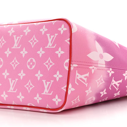 Louis Vuitton Monogram Escale Neverfull MM Rouge 10 of 10