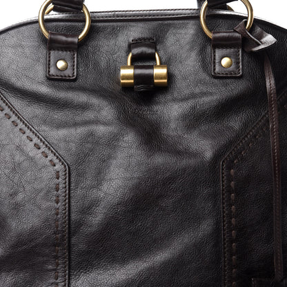 Saint Laurent Calfskin Oversized Muse Brown 10 of 10