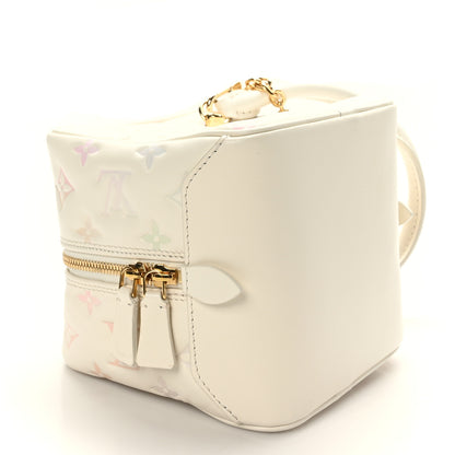 Louis Vuitton Lambskin Embossed Monogram New Square Bag Quartz Multicolor 3 of 9