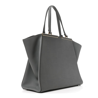 Fendi Vitello Elite Large 3Jours Tote Grigio 3 of 10