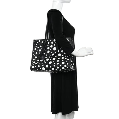 Louis Vuitton Monogram Kusama Dots Onthego MM Black White 2 of 10