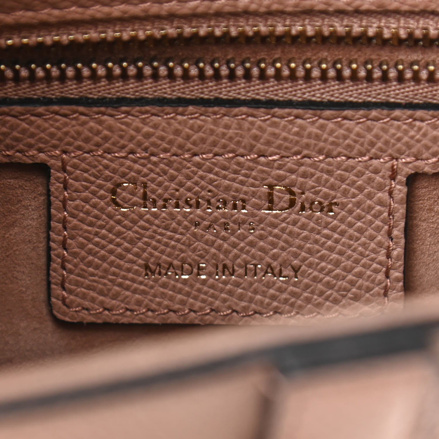 Christian Dior Grained Calfskin Saddle Bag Fard 6 of 11