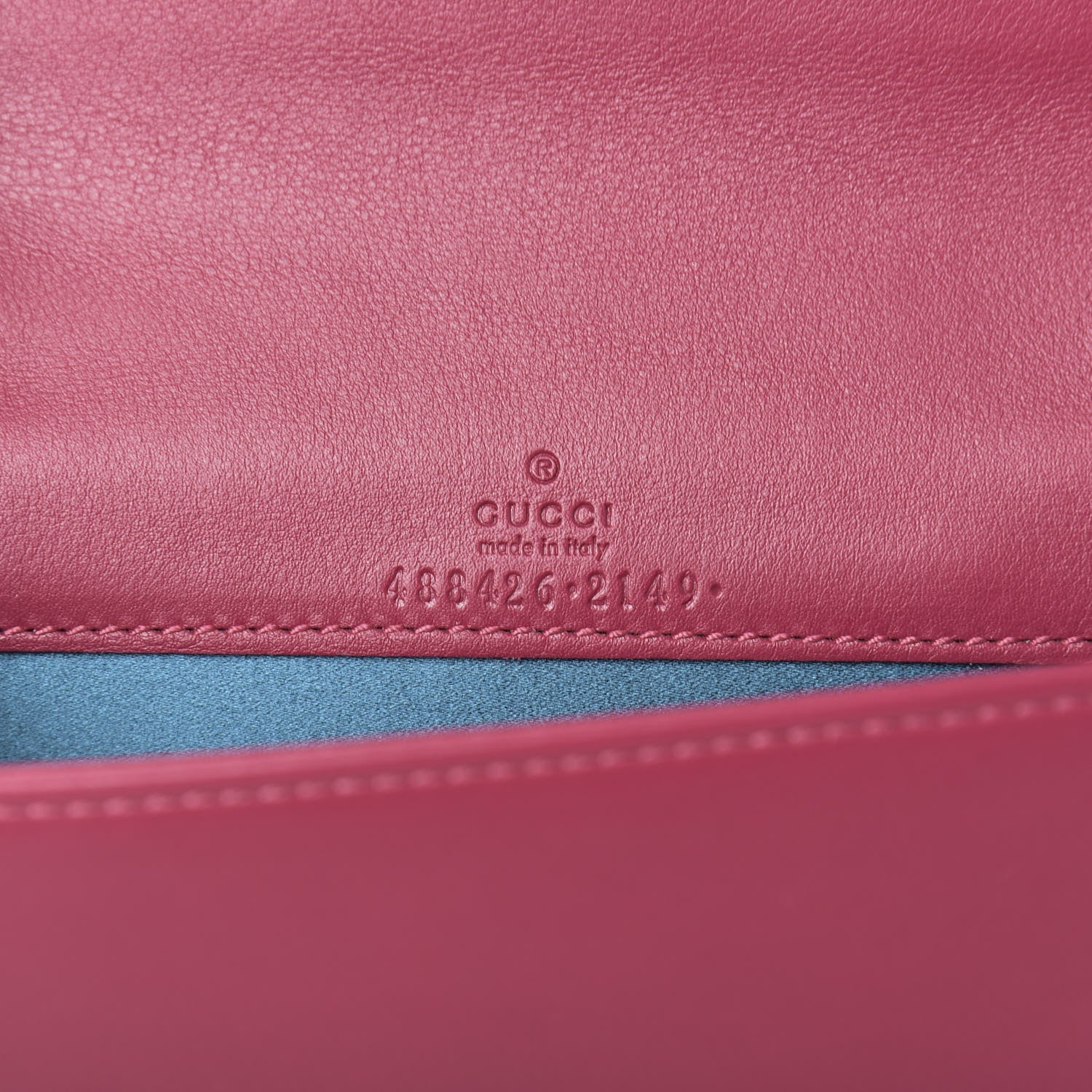 Gucci Velvet Matelasse Love Embroidered GG Marmont Mini Bag Light Raspberry Rose 6 of 10