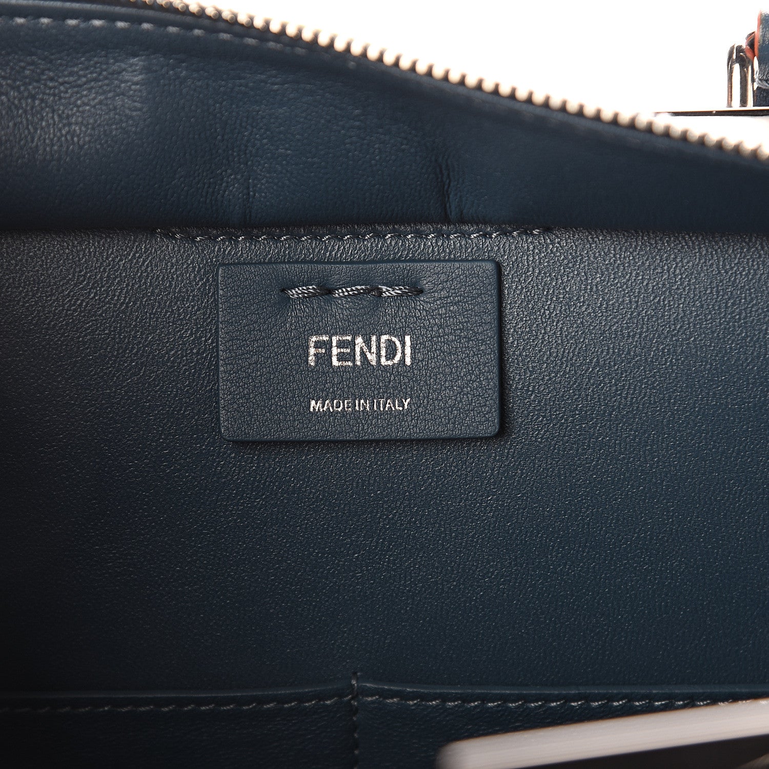 Fendi Vitello Dolce Century Petite 3Jours Tote Pavone 5 of 8