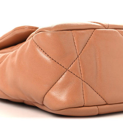 Chanel Lambskin Quilted Medium Chanel 19 Flap Brown 9 of 10