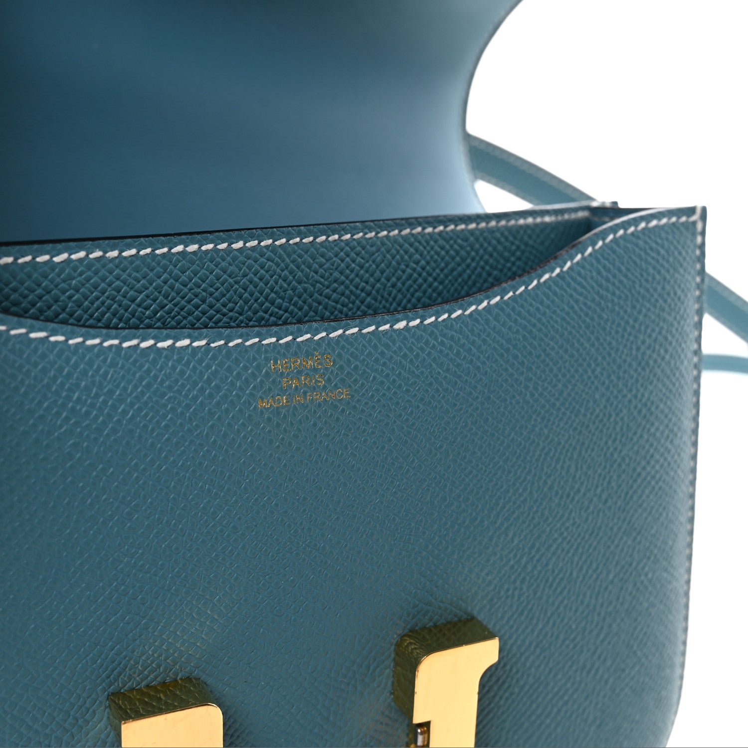 Hermes Epsom Constance 18 New Blue Jean 6 of 11