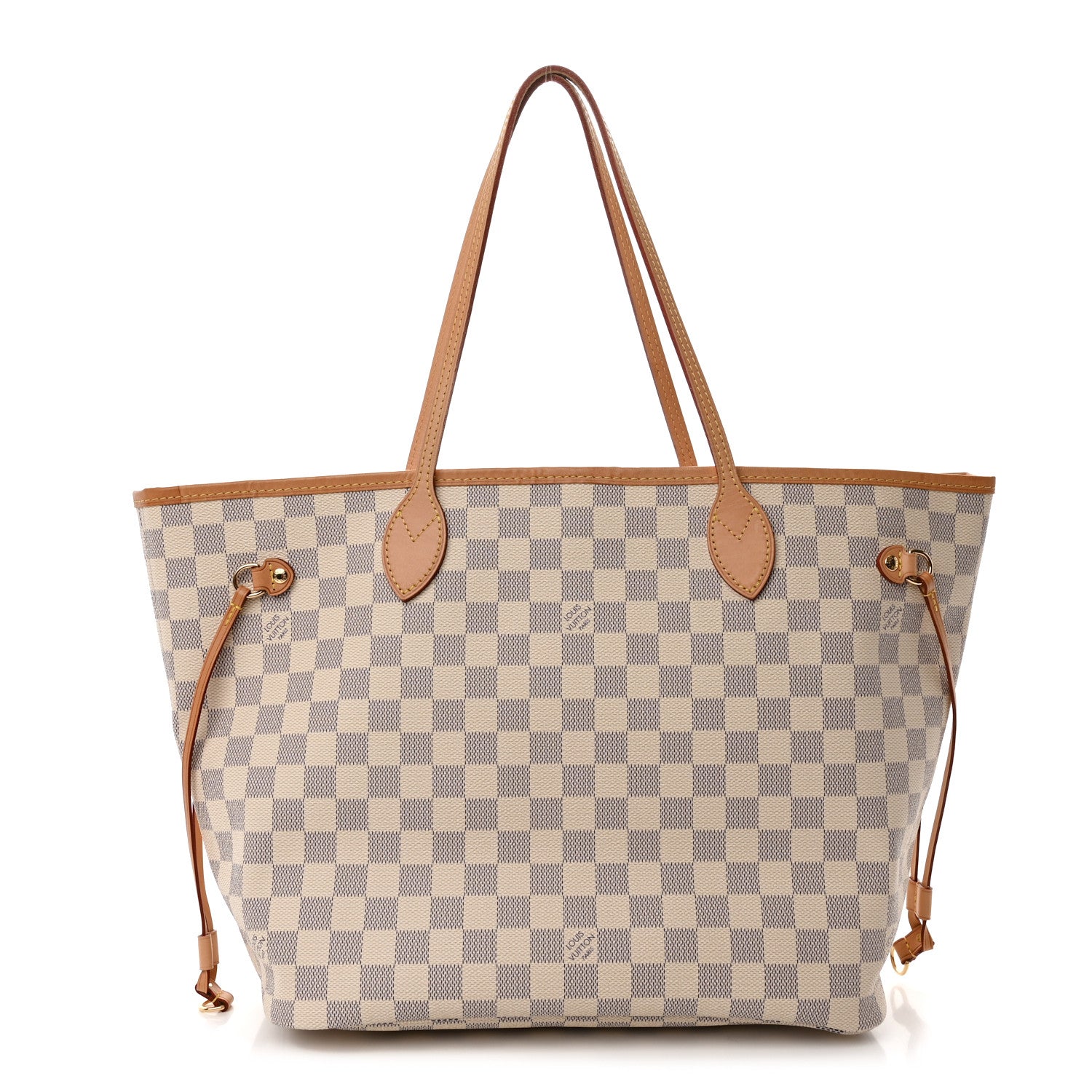 Louis Vuitton Damier Azur Neo Neverfull MM Rose Ballerine 3 of 10