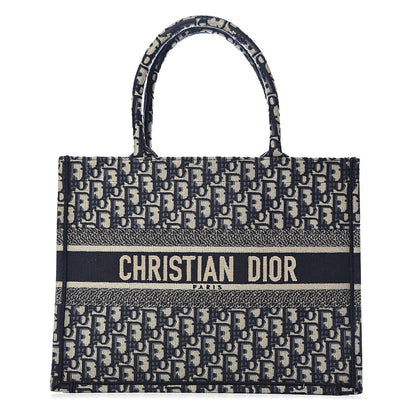 Christian Dior Oblique Medium Book Tote Blue Multicolor 1 of 10