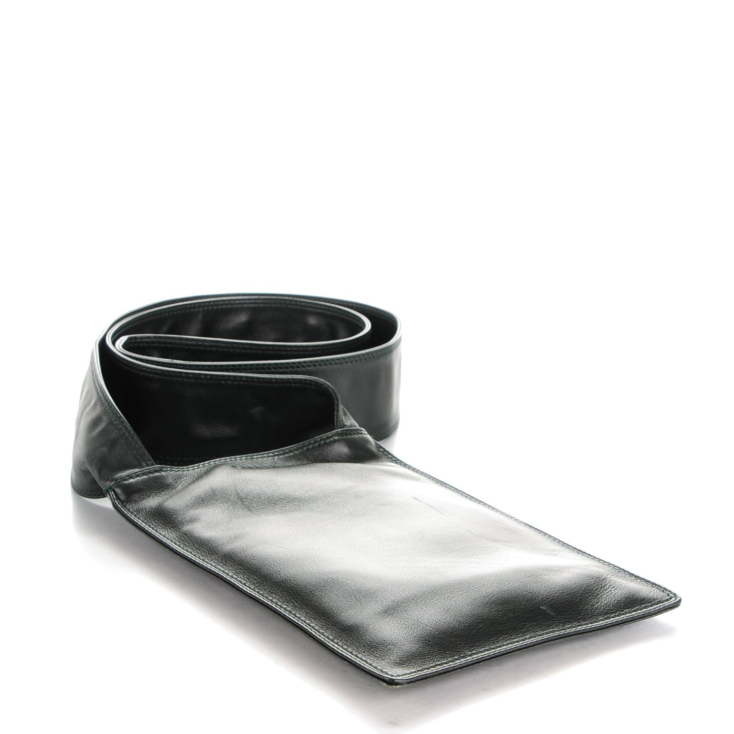 Lambskin Shoulder Bag Dark Green