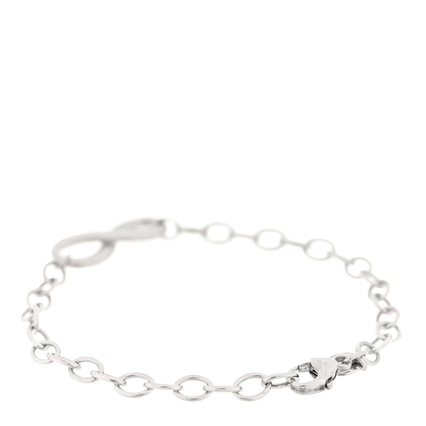 Sterling Silver Infinity Chain Bracelet
