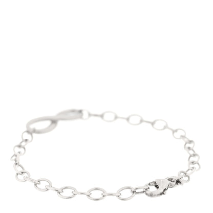 Tiffany Sterling Silver Infinity Chain Bracelet 2 of 3