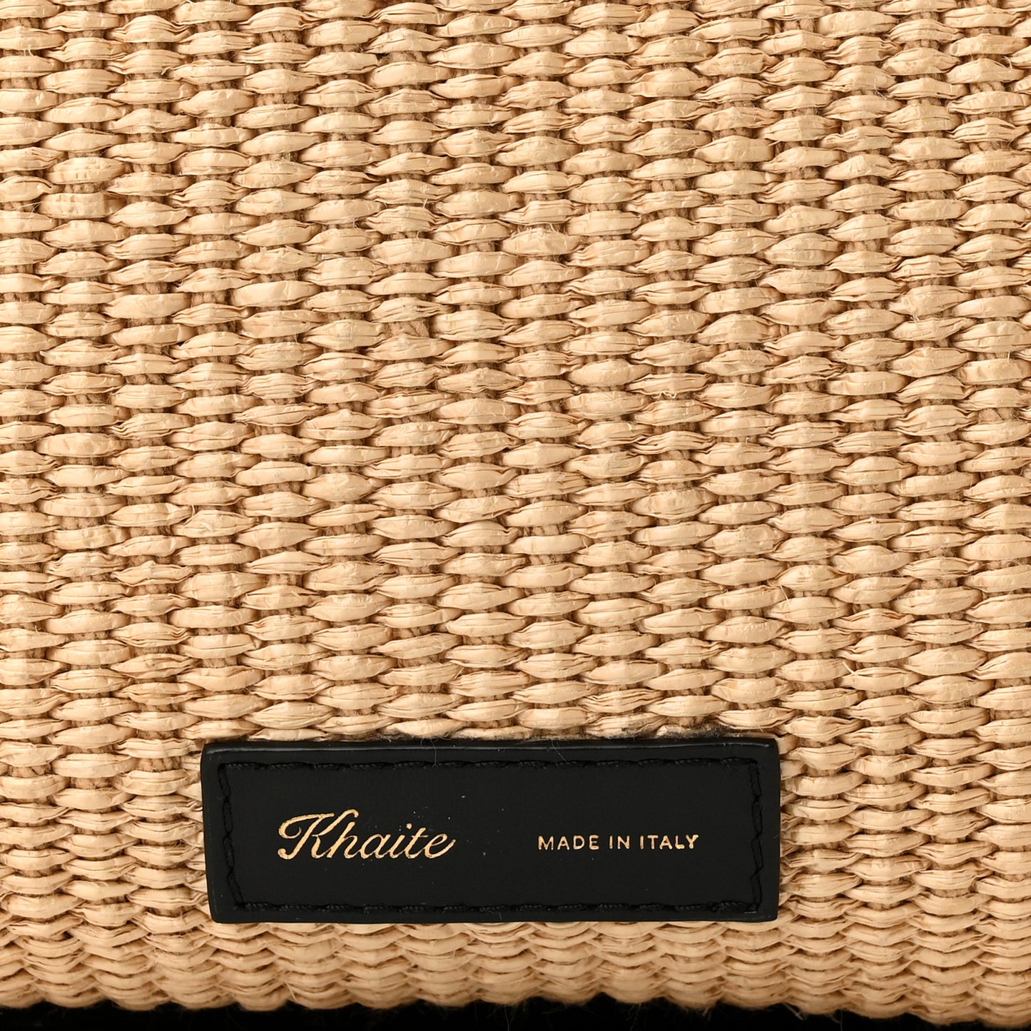 Palm Wax Ada Hobo Bag Natural Raffia Black
