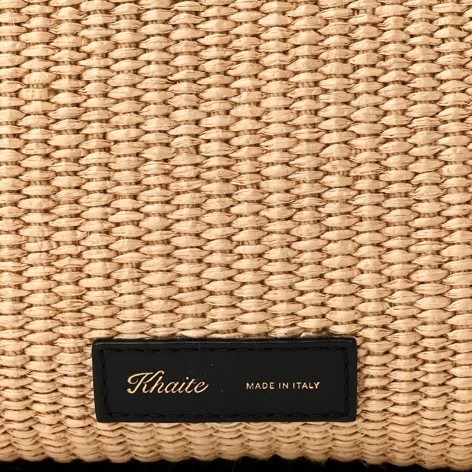 Khaite Palm Wax Ada Hobo Bag Natural Raffia Black 6 of 9