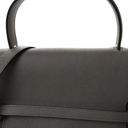 Celine Grained Calfskin Mini Belt Bag Grey 8 of 10