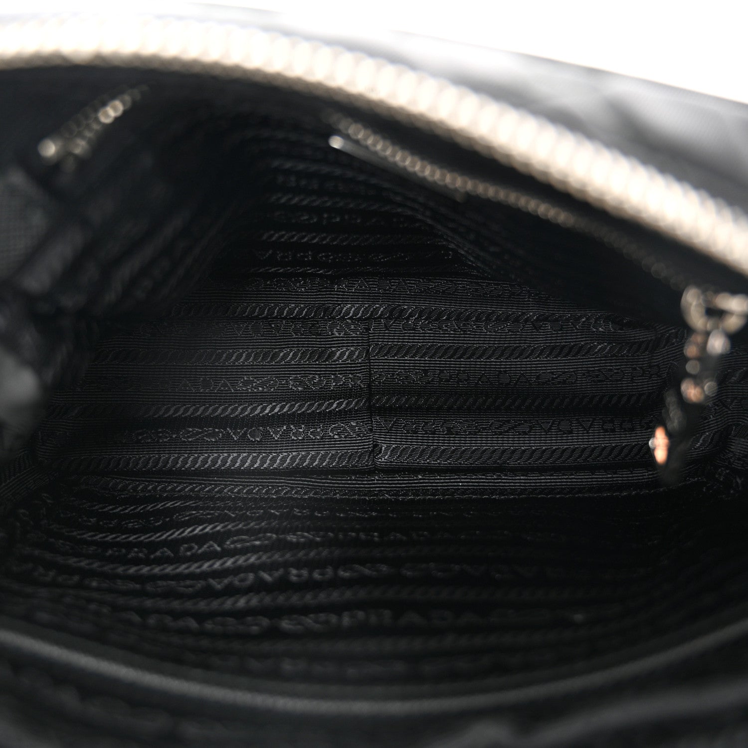 Prada Nylon Tessuto Impuntu Quilted Bandoliera Crossbody Bag Black 5 of 11