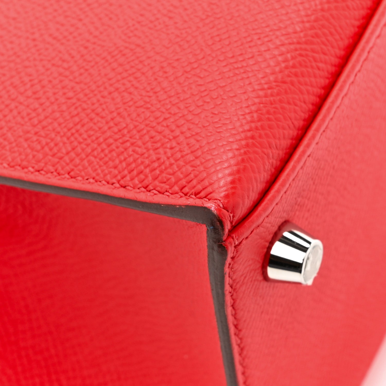 Hermes Epsom Kelly Sellier 25 Rouge De Coeur 13 of 17