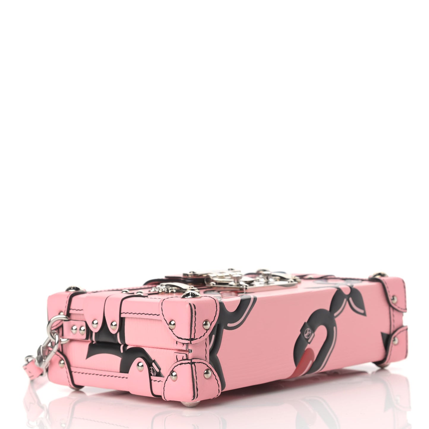 Epi Chain Flower Petite Malle Pink