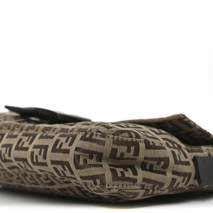 Fendi Zucchino Baguette Toro Mogano Panna 10 of 10