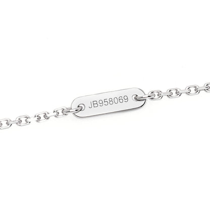 Van Cleef & Arpels 18K White Gold Diamond Mini Frivole Pendant Necklace 6 of 8