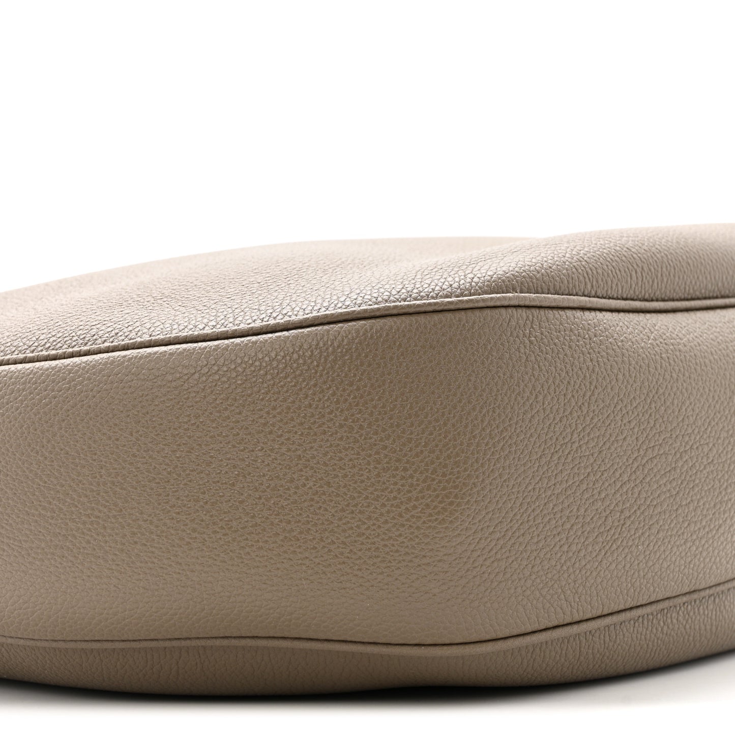 Supple Grained Calfskin Large Lulu Shoulder Bag Souris