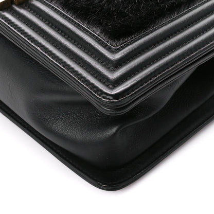 Chanel Goat Hair Medium Celtic Boy Flap Black 10 of 11