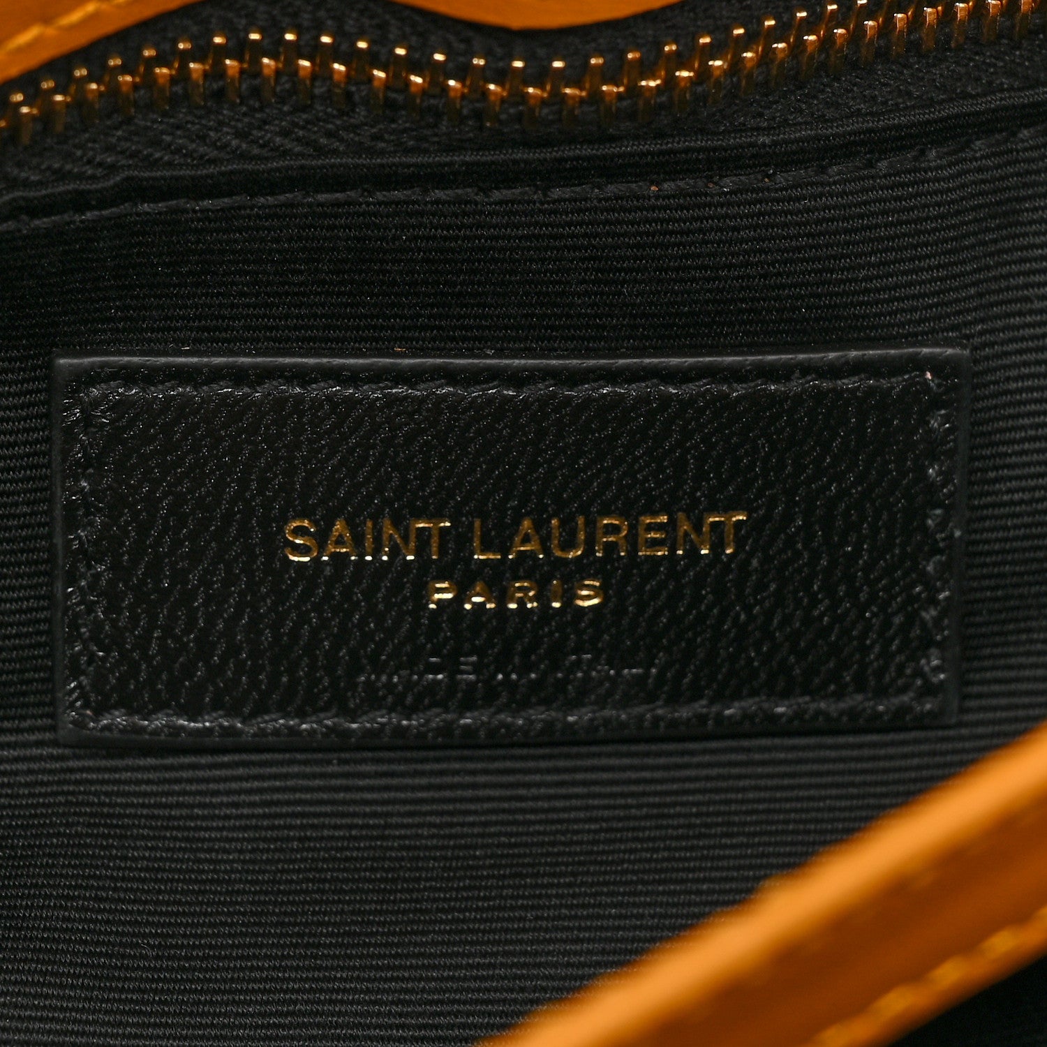 Saint Laurent Calfskin Y Quilted Monogram Toy Loulou Crossbody Bag Cheddar 8 of 11