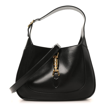 Gucci Boarded Dyana Lux Calfskin Small Jackie 1961 Hobo Black 1 of 10