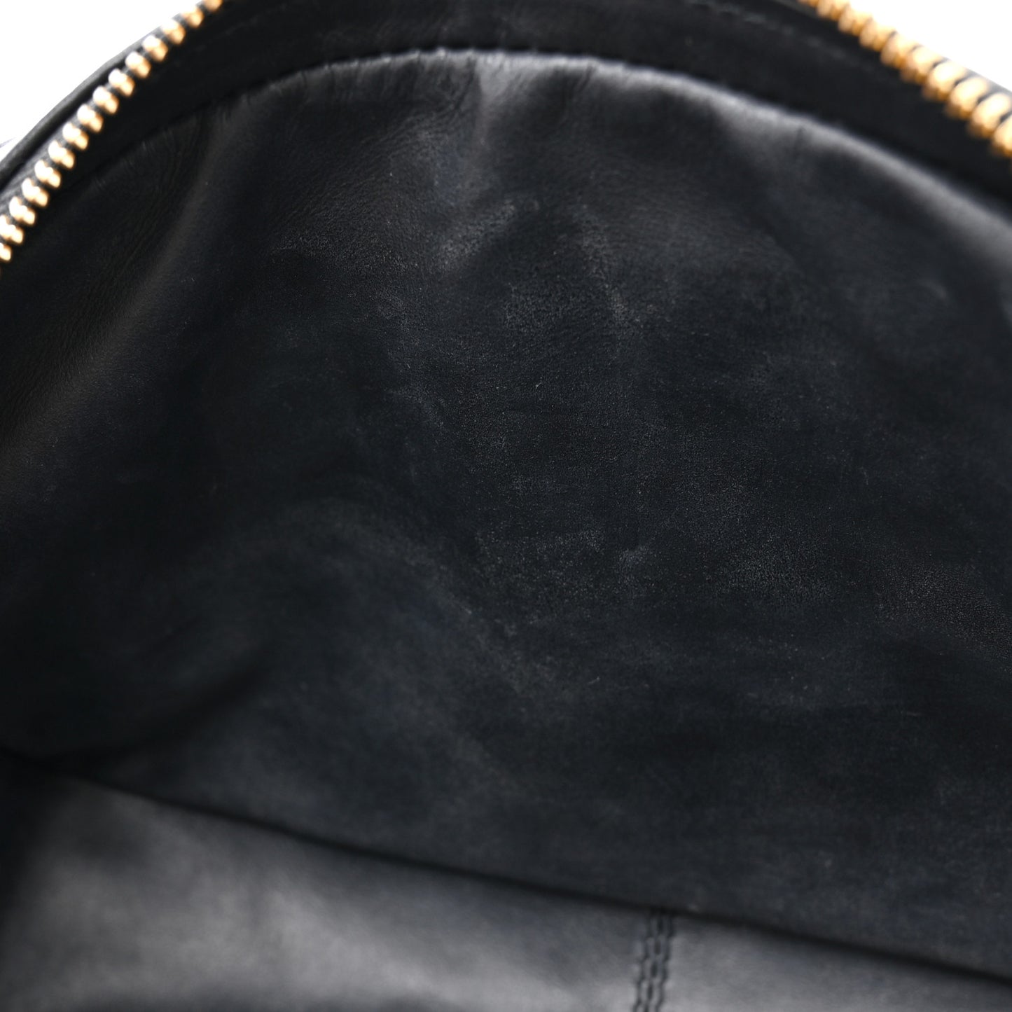 SALVATORE FERRAGAMO Calfskin Quilted Gancini Camera Bag Black