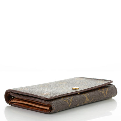 Louis Vuitton Monogram Porte-Monnaie Tresor Wallet 4 of 10