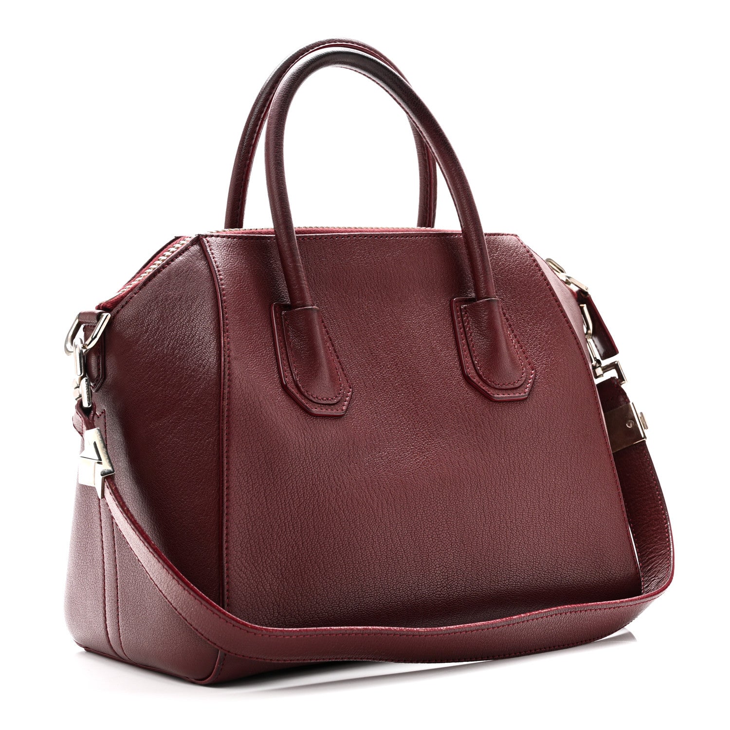 Givenchy Sugar Goatskin Small Antigona Oxblood 3 of 10